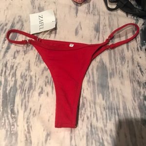 Red thong bottoms!!